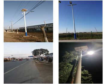 青海太陽(yáng)能路燈-慶陽(yáng)寧縣項(xiàng)目圖片