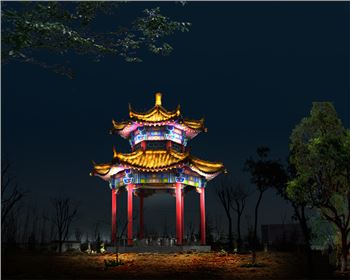 陜西涇河工業園春節街道節日亮化